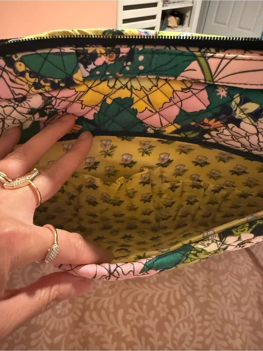Vera Bradley quilted floral